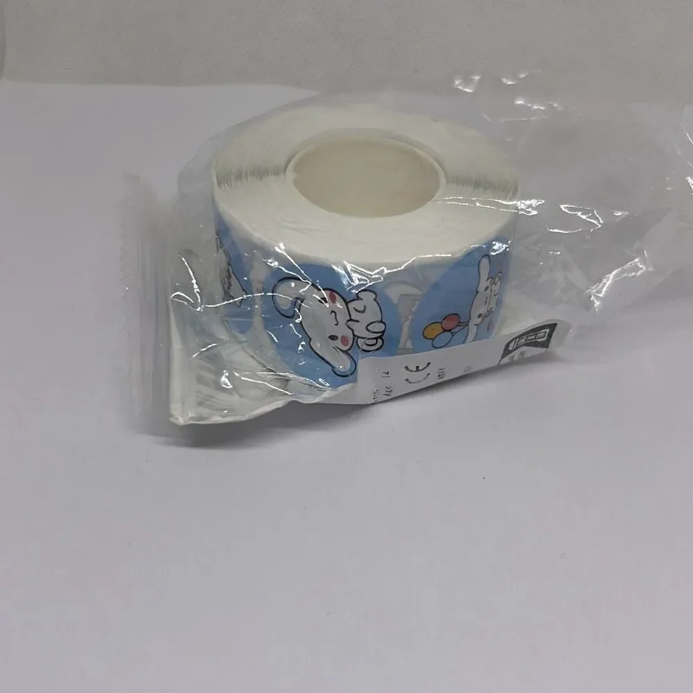 500 Pieces/roll 1inch Cinnamoroll Label Stickers Hello Kitty